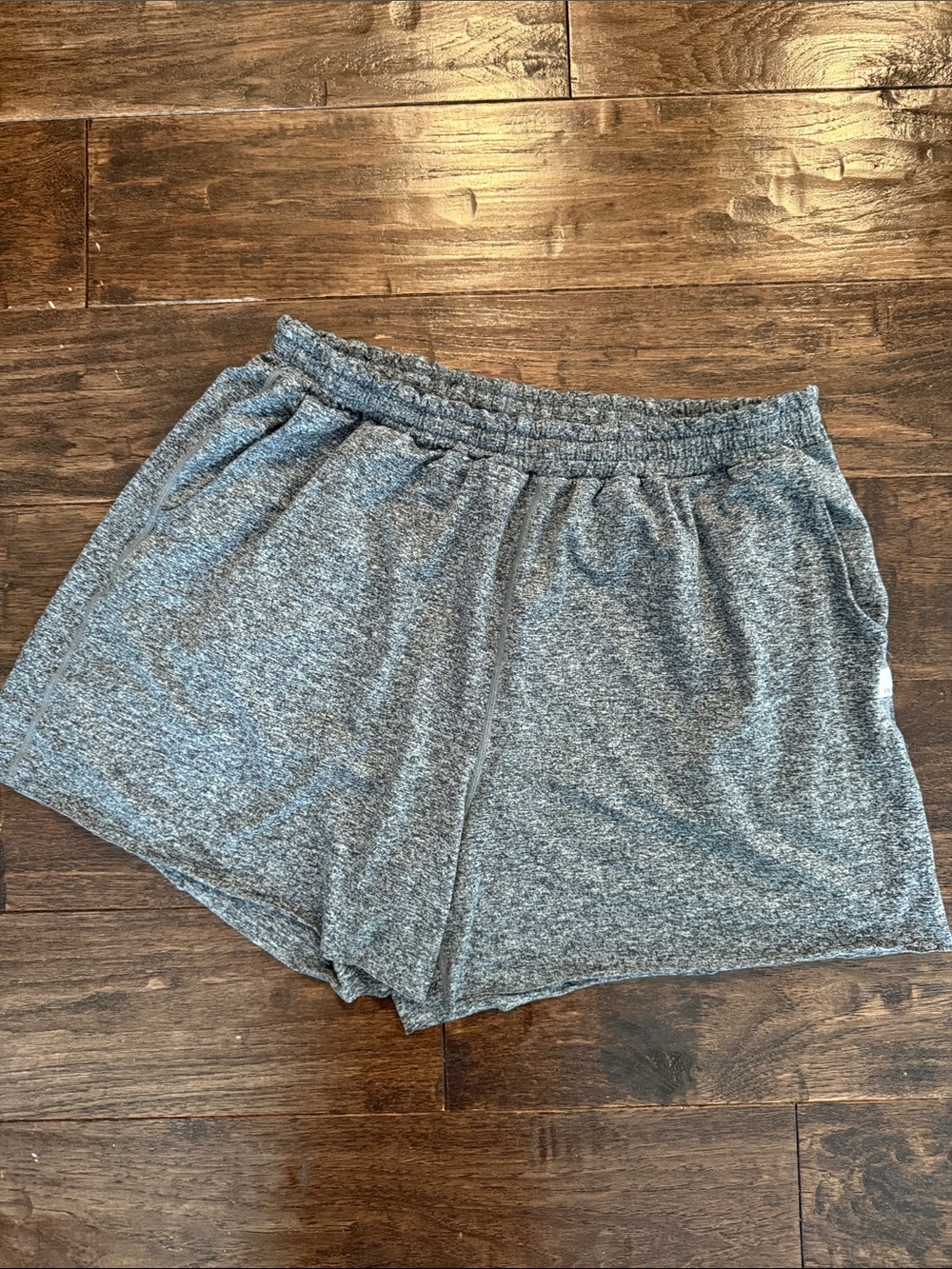 Vuori Heather Grey Athletic Lounge Shorts